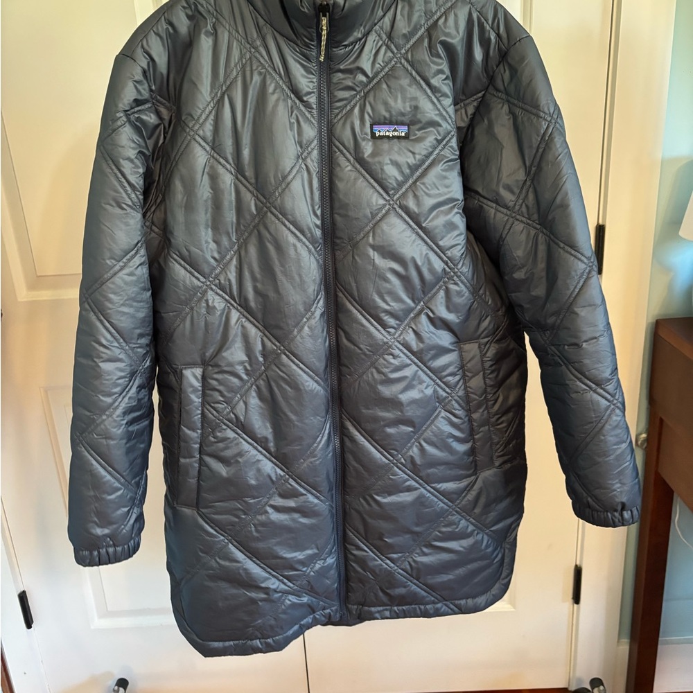 Patagonia Charcoal Quilted Coat